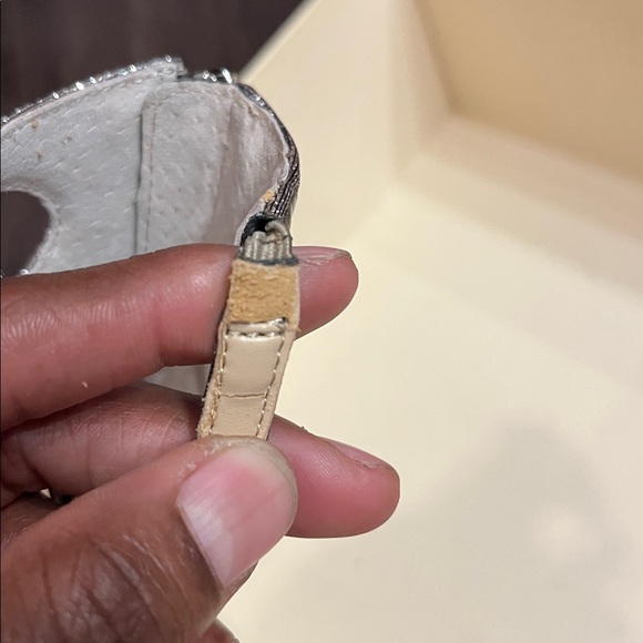 IMAGINE BY VINCE CAMUTO•SIZE 41•SILVER GRAYISH STRAPPED STILLETO’S - Picture 15 of 16